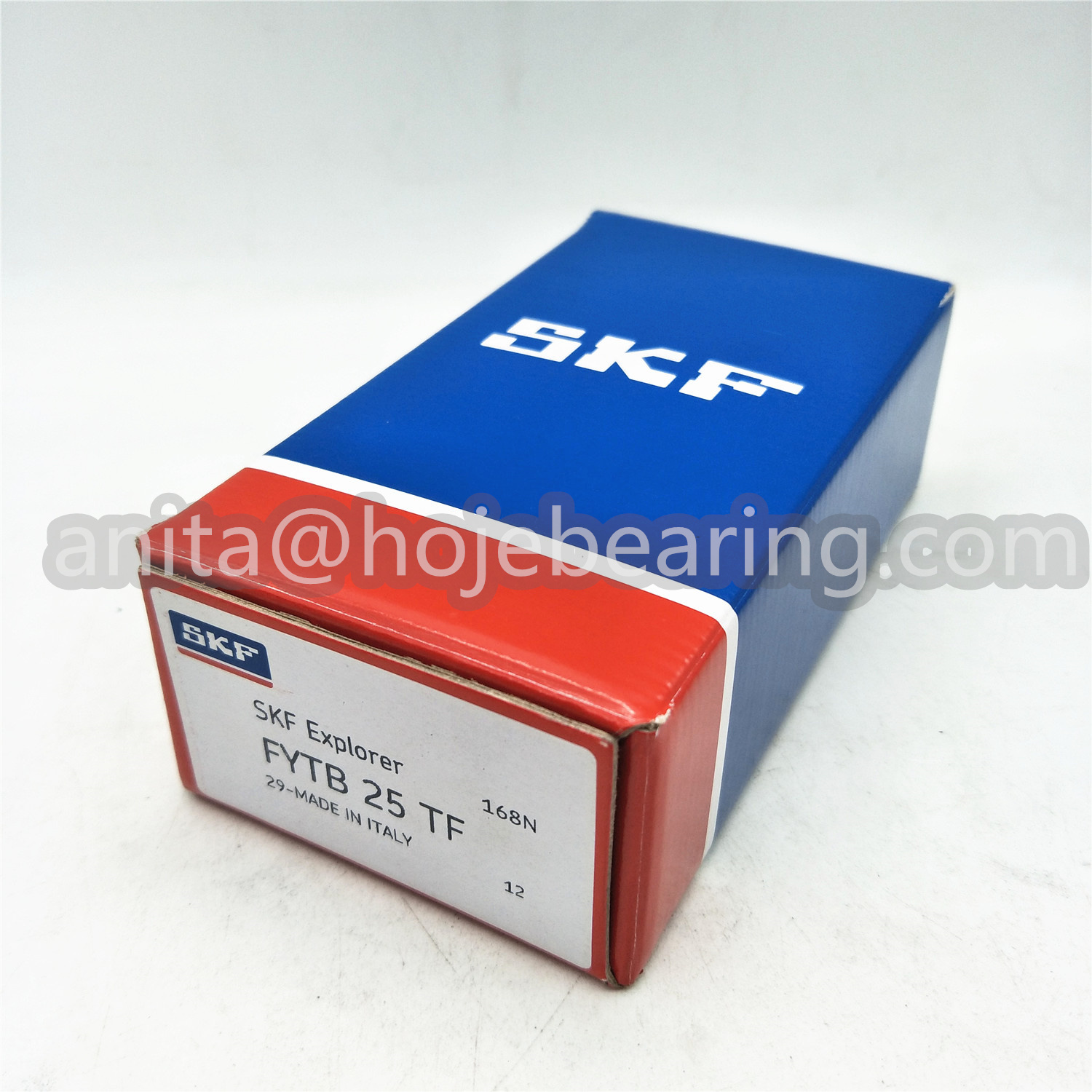 SKF FYTB 25 TF Flange-Mount Ball Bearing Unit - 2-Bolt Flange, 25 mm Bore, Cast Iron Housing Material, Standard Duty, Set Screw Locking, Contact with Flinger Seal