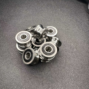 Deep groove ball bearings V6004 6005 6200 6202 6203 6204 6205 6206 6305 6306 outer ring with groove bearing