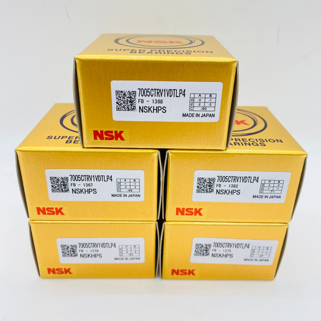 High Speed Bearing NSK 7005 7008 P4 Blue Seal Ceramic Bearing Spindle Super Precision of Angular Contact Ball Bearing