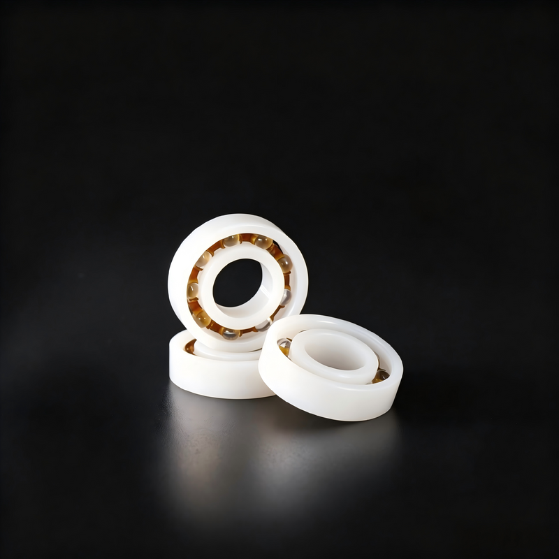 Plastic Deep Groove Ball Bearing 6203 With POM and PA and PE Bearing