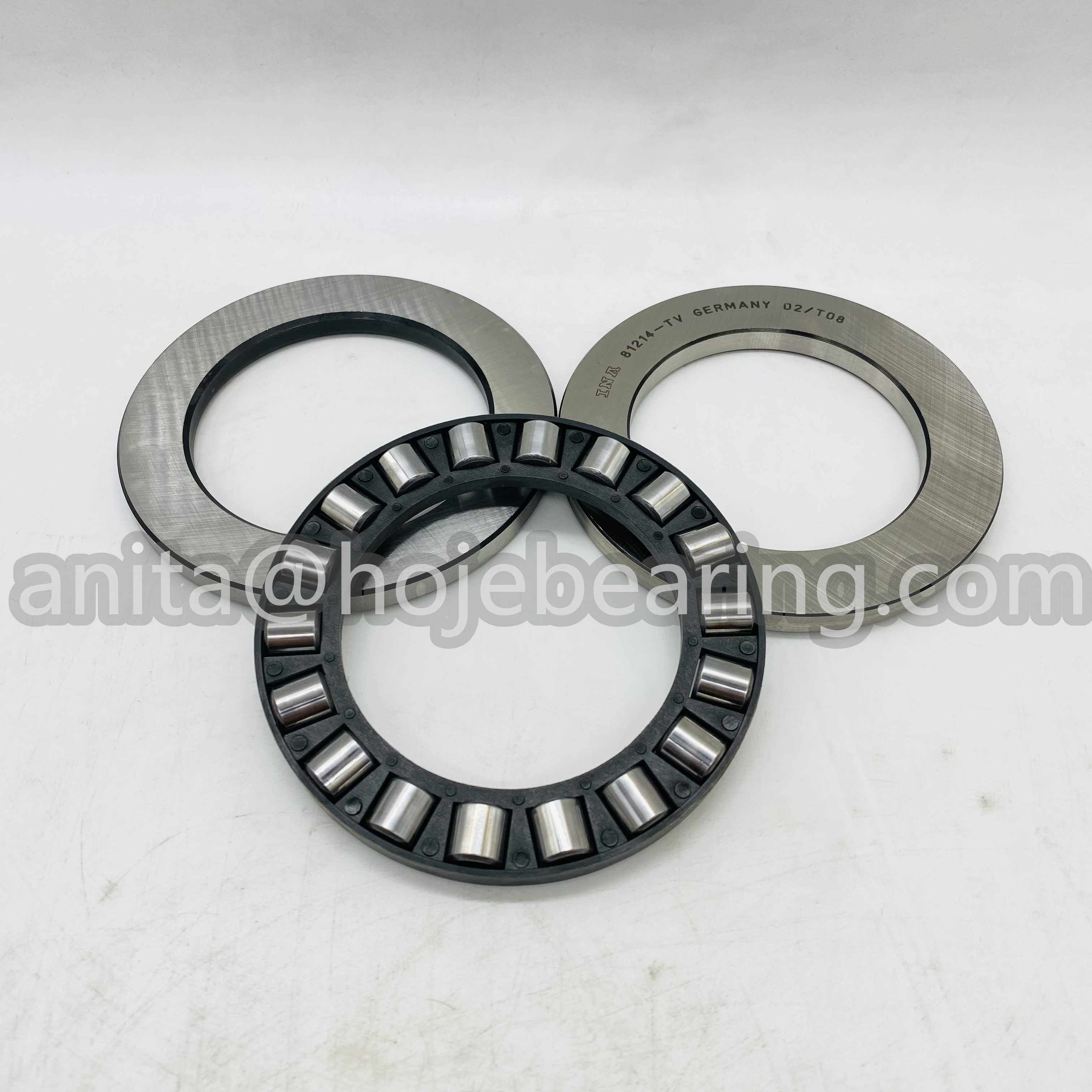 81214-TV INA -Axial cylindrical roller bearing Axial cylindrical roller bearings 812, single direction, comprising K812, GS, WS